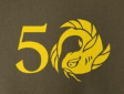 50th Anniversary hoodie front detail